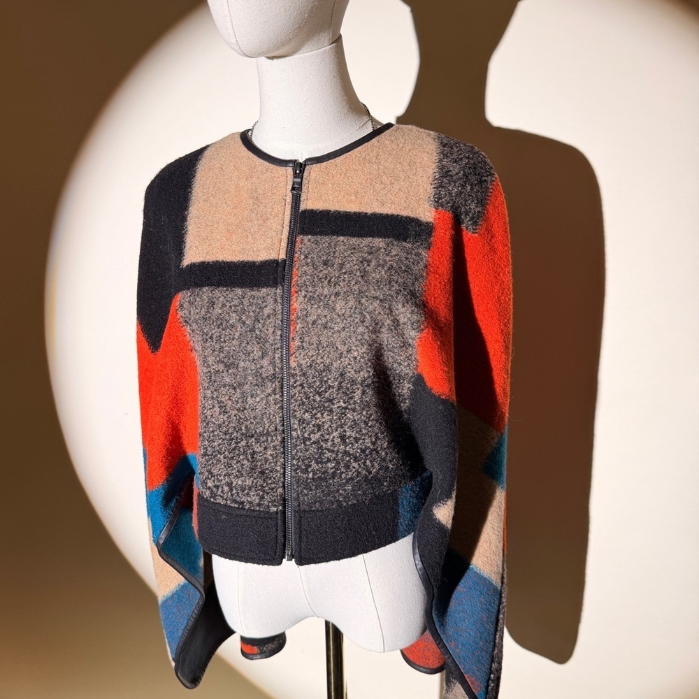 BCBGMaxAzria Multi-Colored Cape - Picture 5 of 7